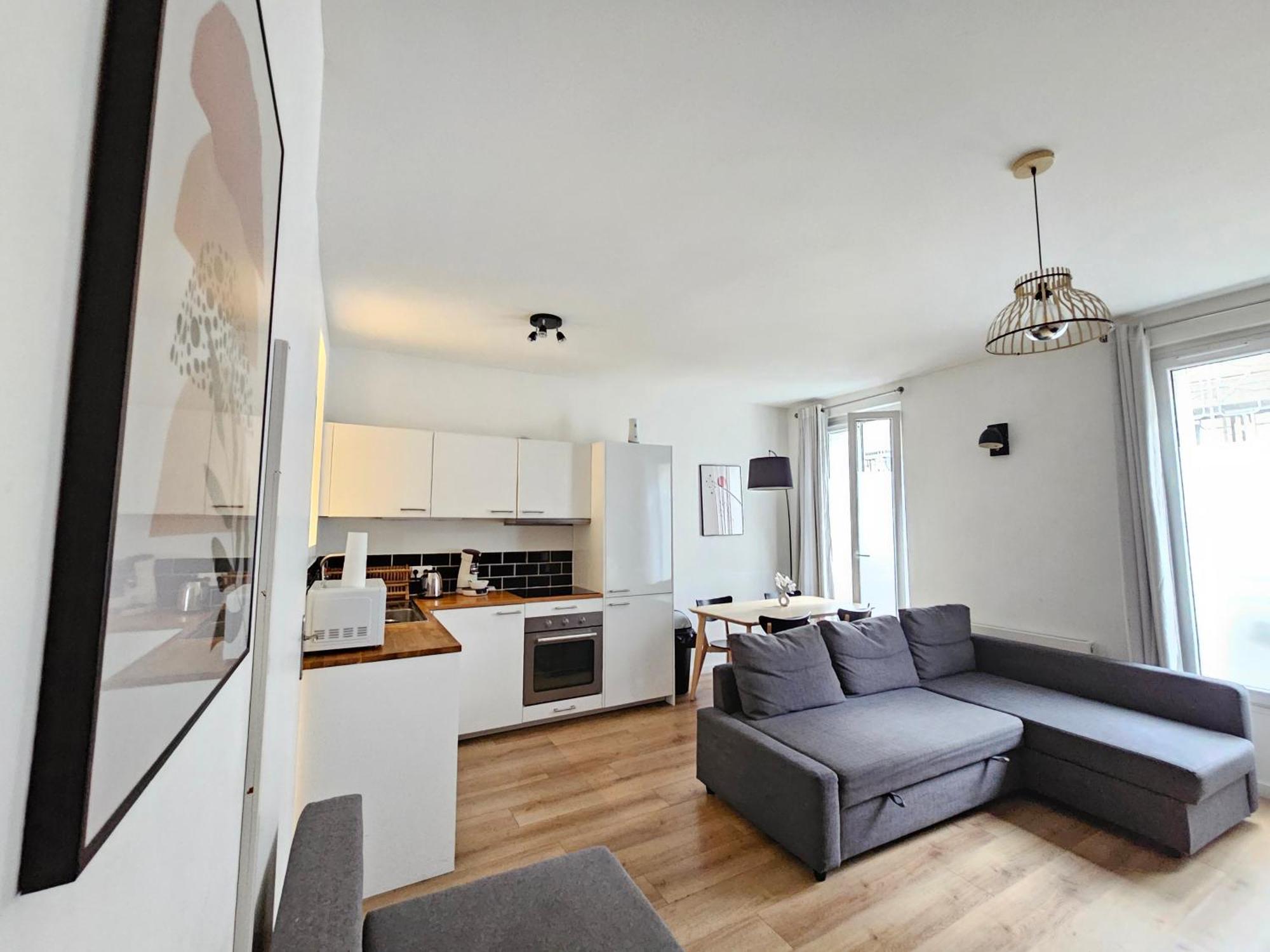*Appartement Moderne/2 Minutes Du Metro* Saint-Ouen  Exteriör bild