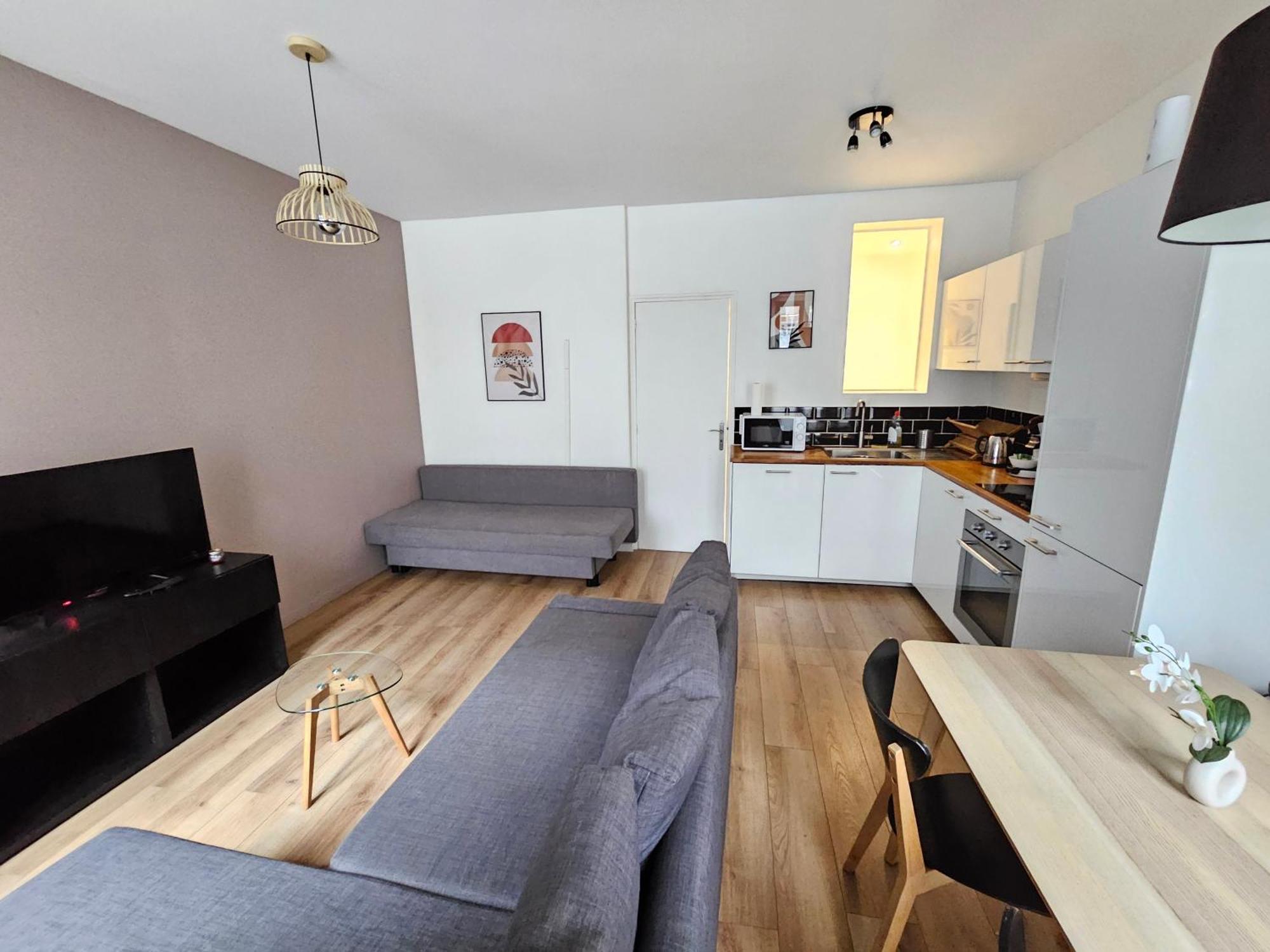 *Appartement Moderne/2 Minutes Du Metro* Saint-Ouen  Exteriör bild